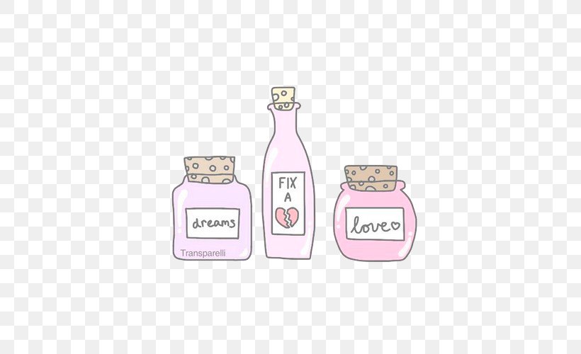 Drawing We Heart It Glass Bottle Dream, PNG, 500x500px, Drawing, Bottle, Delimiter, Dream, Drinkware Download Free