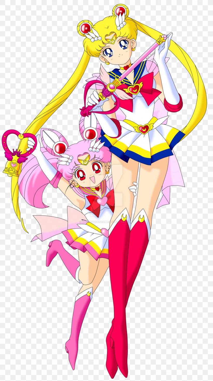 Chibiusa Sailor Moon Sailor Jupiter Luna ChibiChibi, PNG, 1024x1828px, Watercolor, Cartoon, Flower, Frame, Heart Download Free