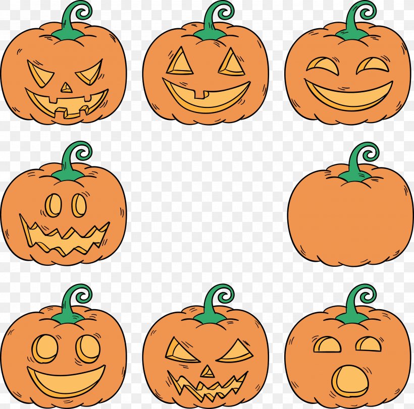 Halloween Calabaza Pumpkin, PNG, 3011x2981px, Halloween, Calabaza, Cucurbita, Food, Fruit Download Free