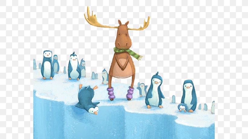 Penguin Antarctic Cartoon Illustration, PNG, 600x459px, Penguin, Antarctic, Cartoon, Chinstrap Penguin, Drawing Download Free