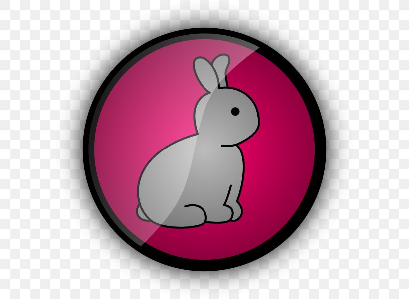 Hare Clip Art, PNG, 600x600px, Hare, Magenta, Pink, Rabbit, Rabits And Hares Download Free