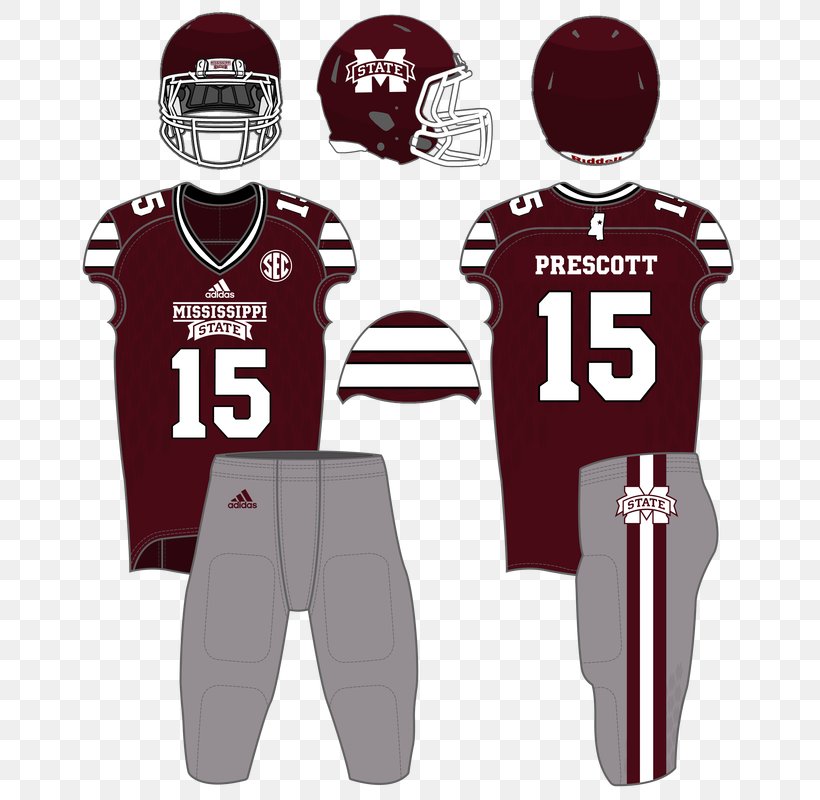 Mississippi State University Mississippi State Bulldogs Football T-shirt Jersey American Football, PNG, 681x800px, Mississippi State University, Adidas, American Football, Brand, Clothing Download Free
