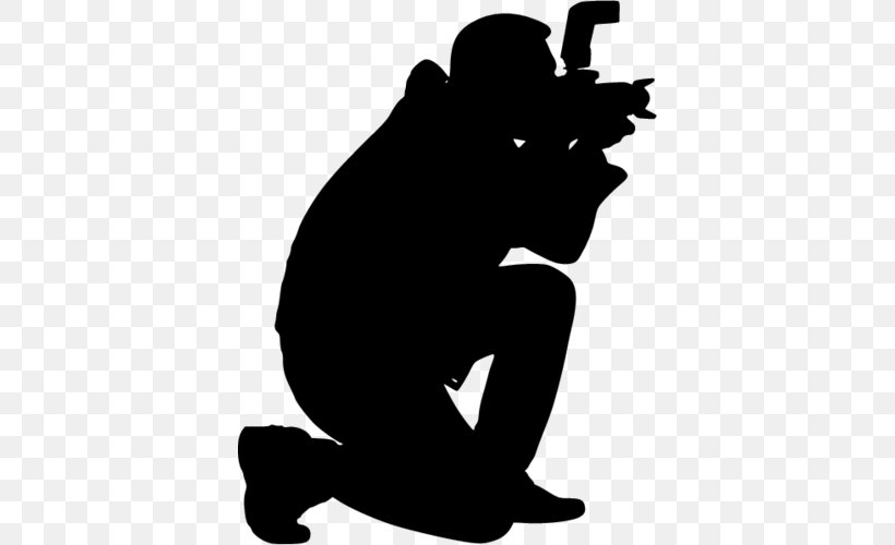 Photography Silhouette Photographer, PNG, 500x500px, Photography, Black, Black And White, Camera Operator, Carnivoran Download Free
