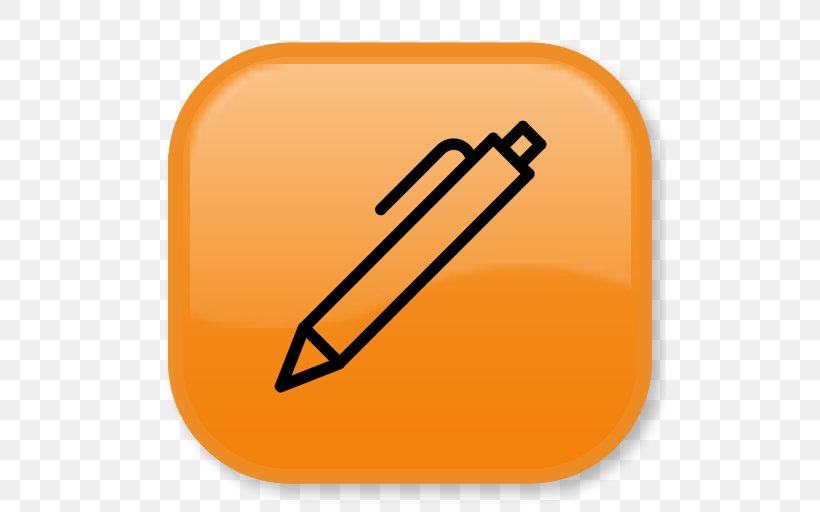 Pen, PNG, 512x512px, Pen, Ballpoint Pen, Drawing, Orange, Pencil Download Free