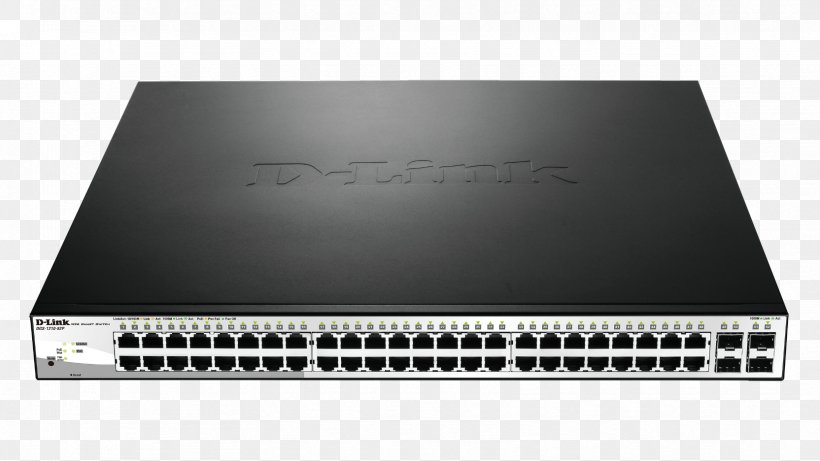 Power Over Ethernet Gigabit Ethernet Network Switch Small Form-factor Pluggable Transceiver D-Link, PNG, 1664x936px, Power Over Ethernet, Computer Network, Dlink, Dlink Des 1210, Electronic Device Download Free