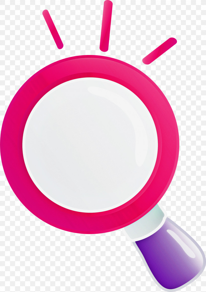 Magnifying Glass Magnifier, PNG, 2114x3000px, Magnifying Glass, Circle, Magenta, Magnifier, Material Property Download Free