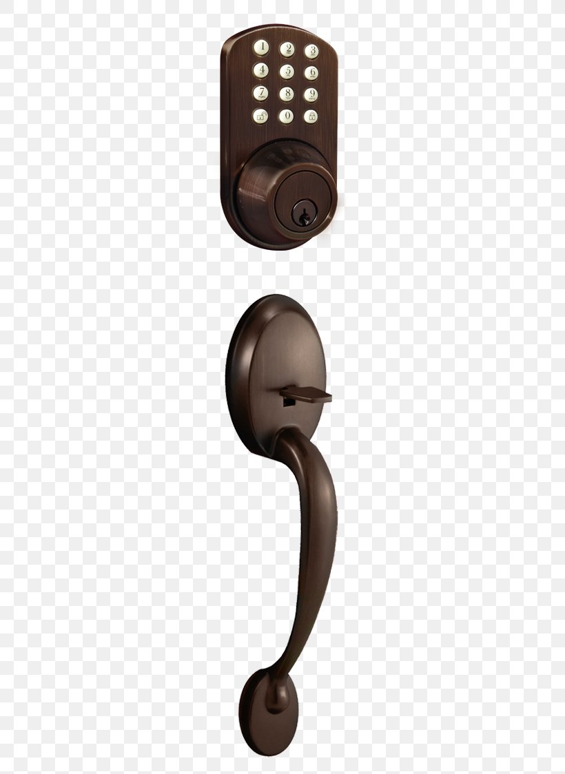 Dead Bolt Electronic Lock Door Handle Remote Keyless System, PNG, 503x1124px, Dead Bolt, Brass, Bronze, Door, Door Furniture Download Free