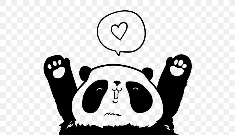 Giant Panda Bear Drawing Falling In Love, PNG, 600x470px, Watercolor, Cartoon, Flower, Frame, Heart Download Free