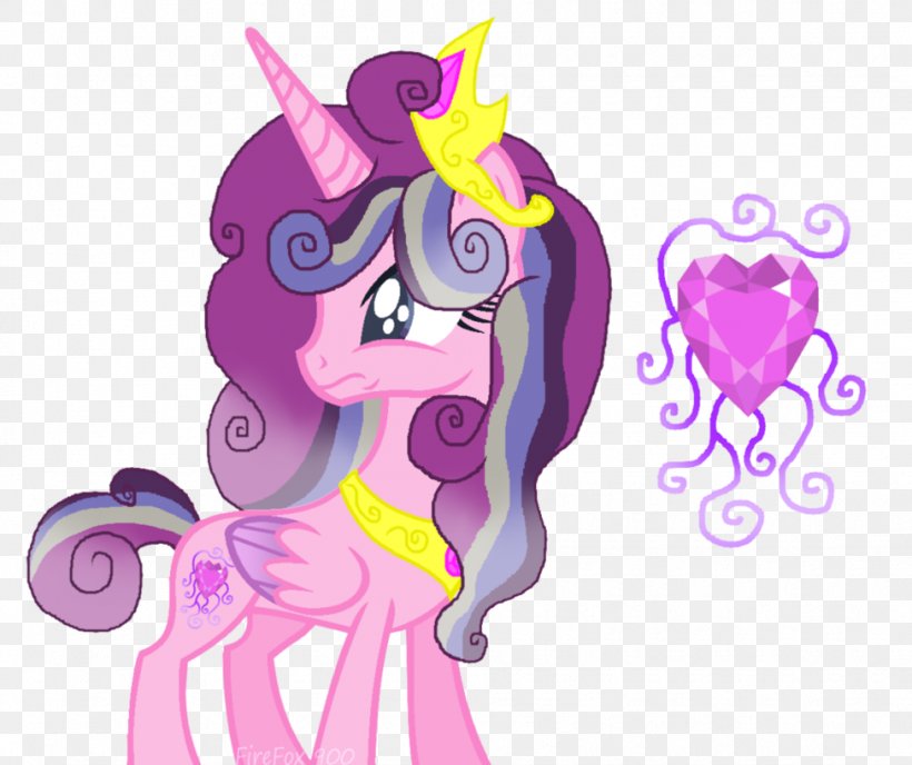 Pony Princess Cadance Daughter Illustration Unicorn, PNG, 975x819px, Watercolor, Cartoon, Flower, Frame, Heart Download Free