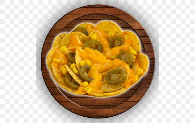 Nachos La Torta Vaquera Vegetarian Cuisine Dish Recipe, PNG, 520x520px, Nachos, Cuisine, Curry, Dish, Food Download Free