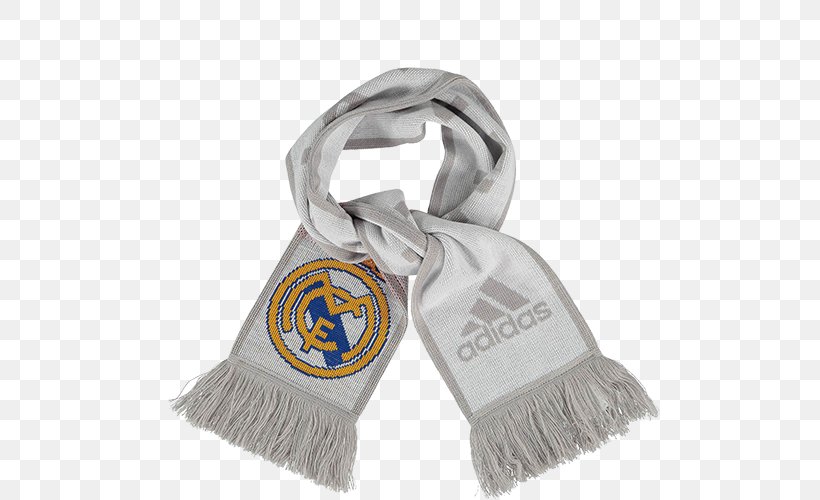 Scarf Real Madrid C.F. Adidas Clothing Accessories, PNG, 500x500px, Scarf, Adidas, Adidas Originals, Clothing Accessories, Fashion Download Free