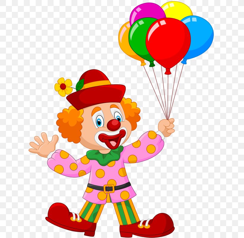 Clown Circus Cartoon Illustration, PNG, 638x800px, Clown, Baby Toys, Balloon, Cartoon, Circus Download Free