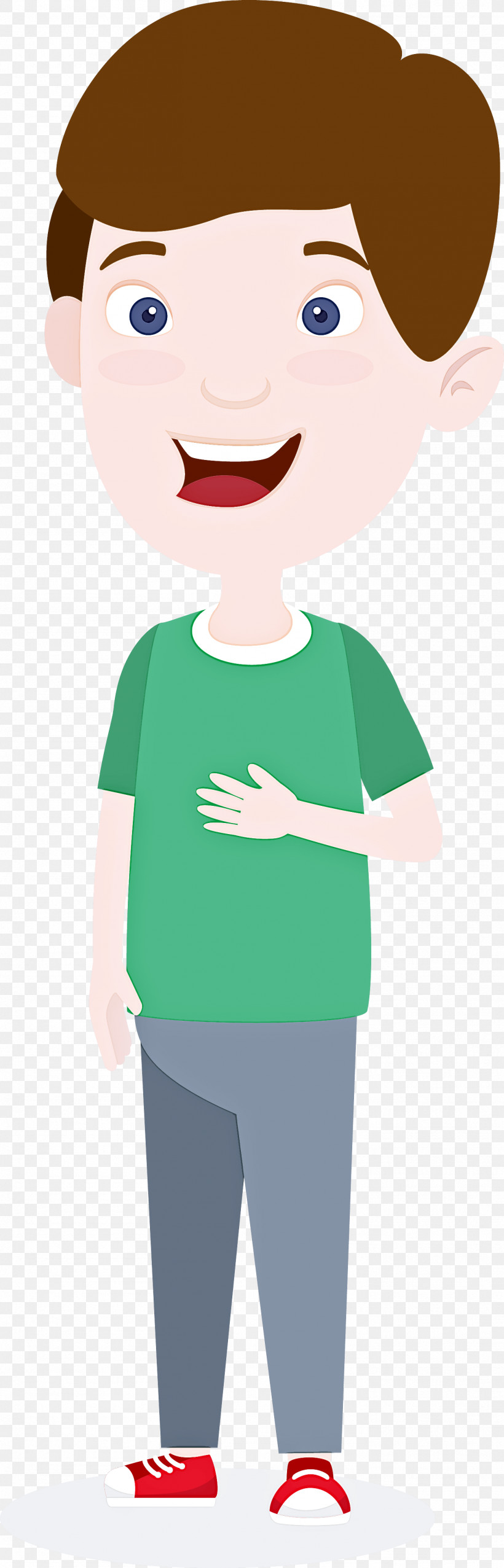 Green Cartoon T-shirt Sleeve Smile, PNG, 1408x4384px, Green, Animation, Cartoon, Child, Finger Download Free