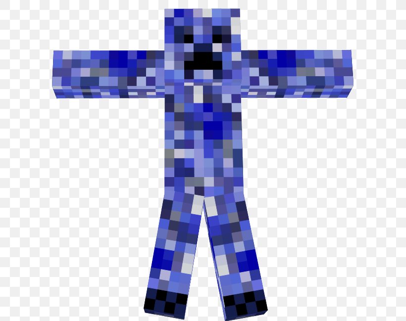 Minecraft Cobalt Blue Electric Blue Purple Violet, PNG, 609x649px, Minecraft, Blue, Cobalt, Cobalt Blue, Cross Download Free