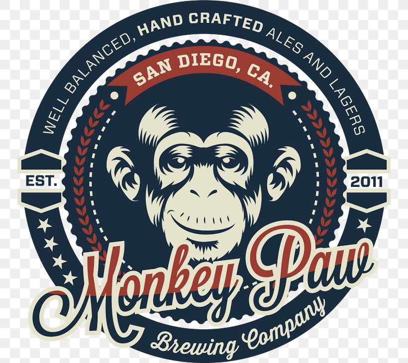 Monkey Paw Brewing Company Beer The Monkey's Paw Brewery, PNG, 750x730px, Beer, Bar, Beer Brewing Grains Malts, Brand, Brewery Download Free