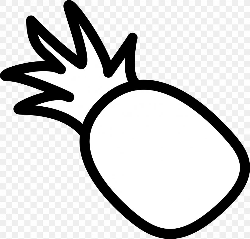 Pineapple Black Rot Black And White Clip Art, PNG, 1969x1880px, Pineapple, Antler, Black And White, Blog, Finger Download Free