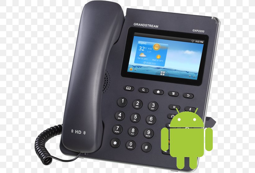 VoIP Phone Grandstream GXP2200 Telephone Grandstream Networks Grandstream GXP1625, PNG, 600x556px, Voip Phone, Android, Avaya Ip Phone 1140e, Caller Id, Communication Download Free
