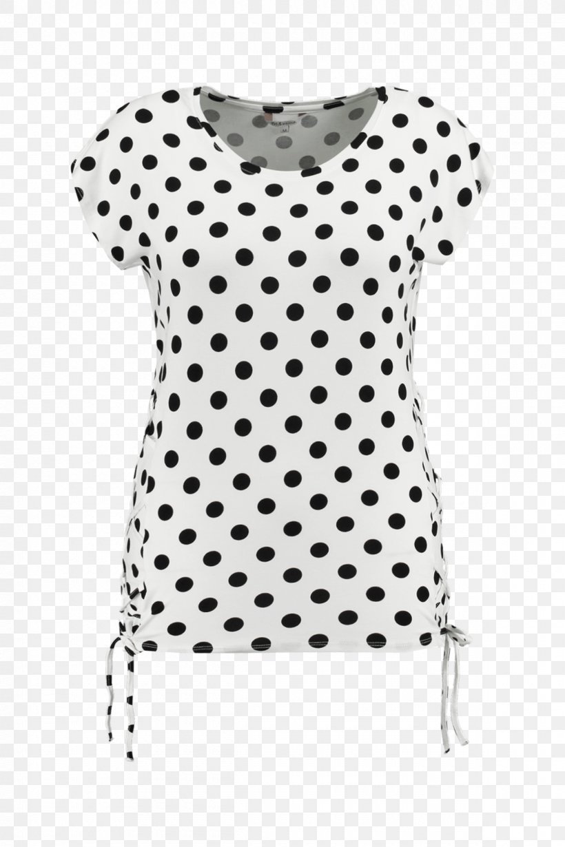 Polka Dot T-shirt Dress Clothing, PNG, 1200x1800px, Polka Dot, Black, Blouse, Button, Clothing Download Free