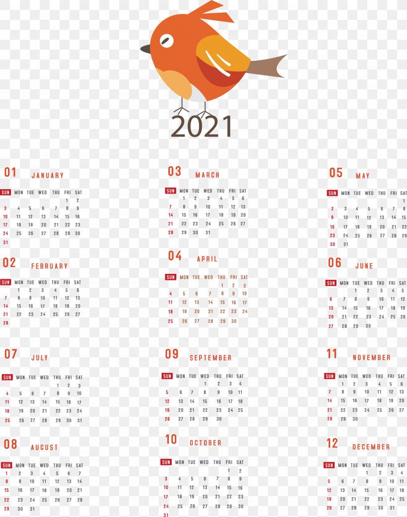 Printable 2021 Yearly Calendar 2021 Yearly Calendar, PNG, 2360x3000px, 2021 Yearly Calendar, Calendar System, Iphone, Kilobyte, Logo Download Free