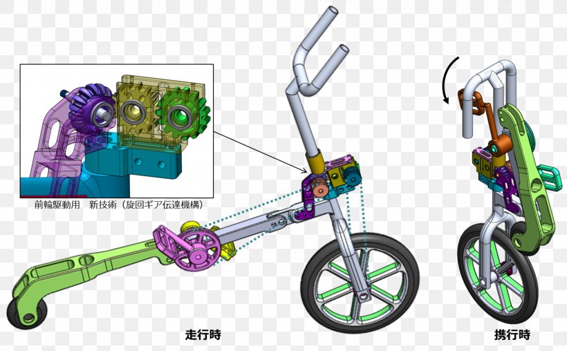 Bicycle Technology 二輪駆動自転車 Vehicle Sporting Goods, PNG, 1549x961px, Bicycle, Commuting, Engineering, Folding Bicycle, Machine Download Free