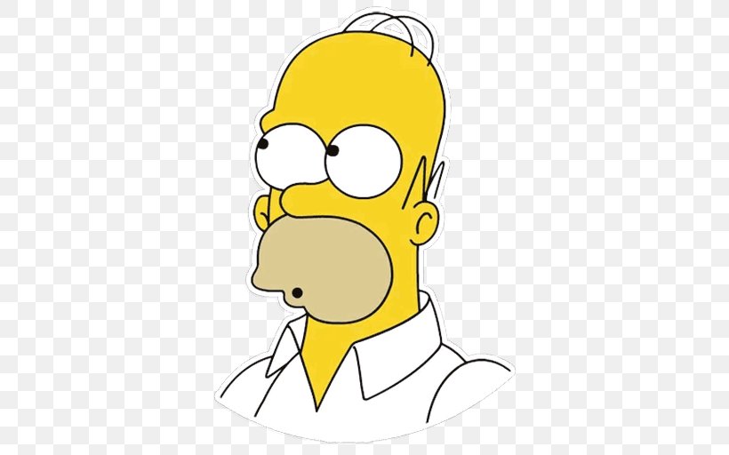 Homer Simpson Lisa Simpson Donuts Television, PNG, 512x512px, Homer Simpson, Animated Sitcom, Area, Art, Beak Download Free