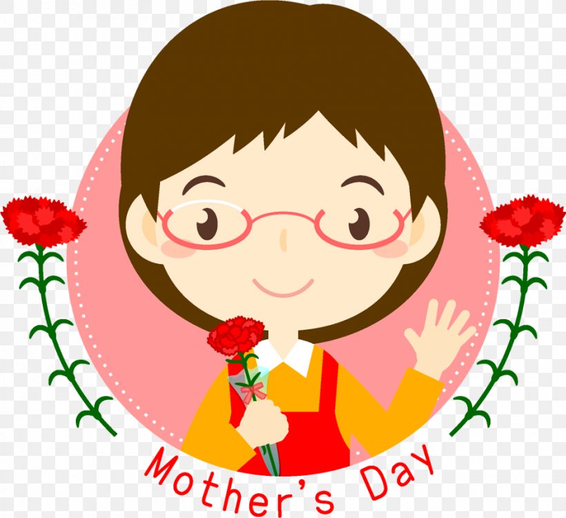 Mother's Day Carnation May Clip Art, PNG, 940x860px, Watercolor, Cartoon, Flower, Frame, Heart Download Free