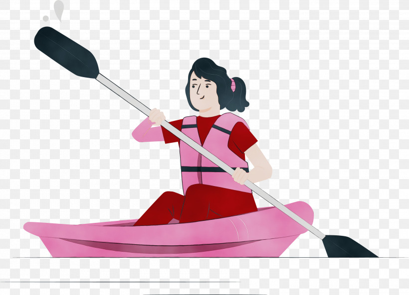 Boat Sports Equipment Boating Cartoon, PNG, 3000x2172px, Canoeing, Boat, Boating, Cartoon, Paint Download Free