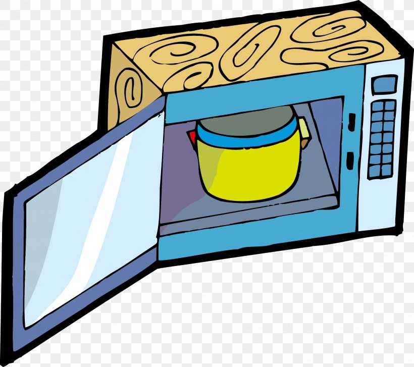 Microwave Oven Kitchen Euclidean Vector, PNG, 2241x1989px, Microwave Oven, Area, Cartoon, Home Appliance, Hotel Download Free