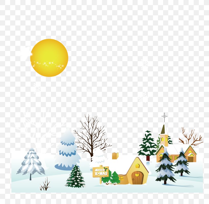 Snow Winter Village Clip Art, PNG, 800x800px, Snow, Branch, Christmas, Christmas Village, Cottage Download Free