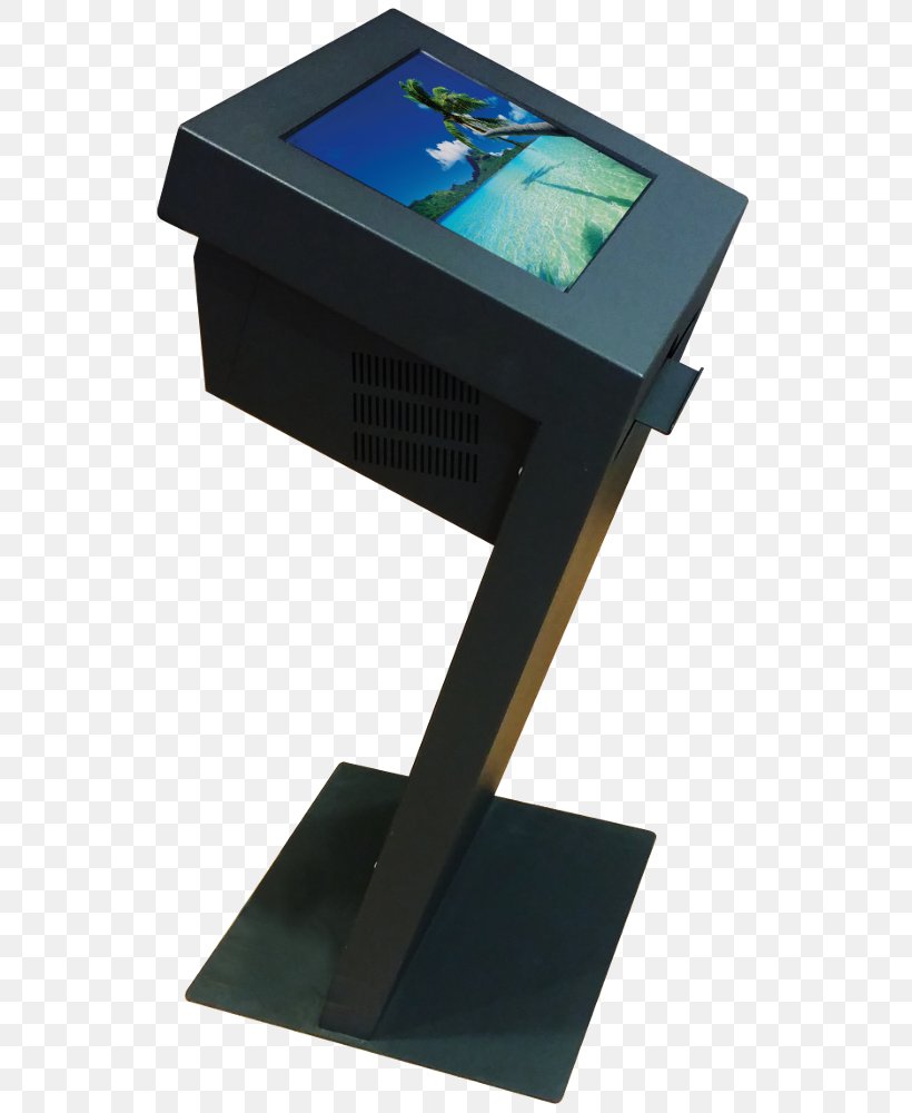 Computer Monitor Accessory Digital Signs Billboard Borne Interactive Goods, PNG, 557x1000px, Computer Monitor Accessory, Billboard, Borne Interactive, Desk, Digital Signs Download Free