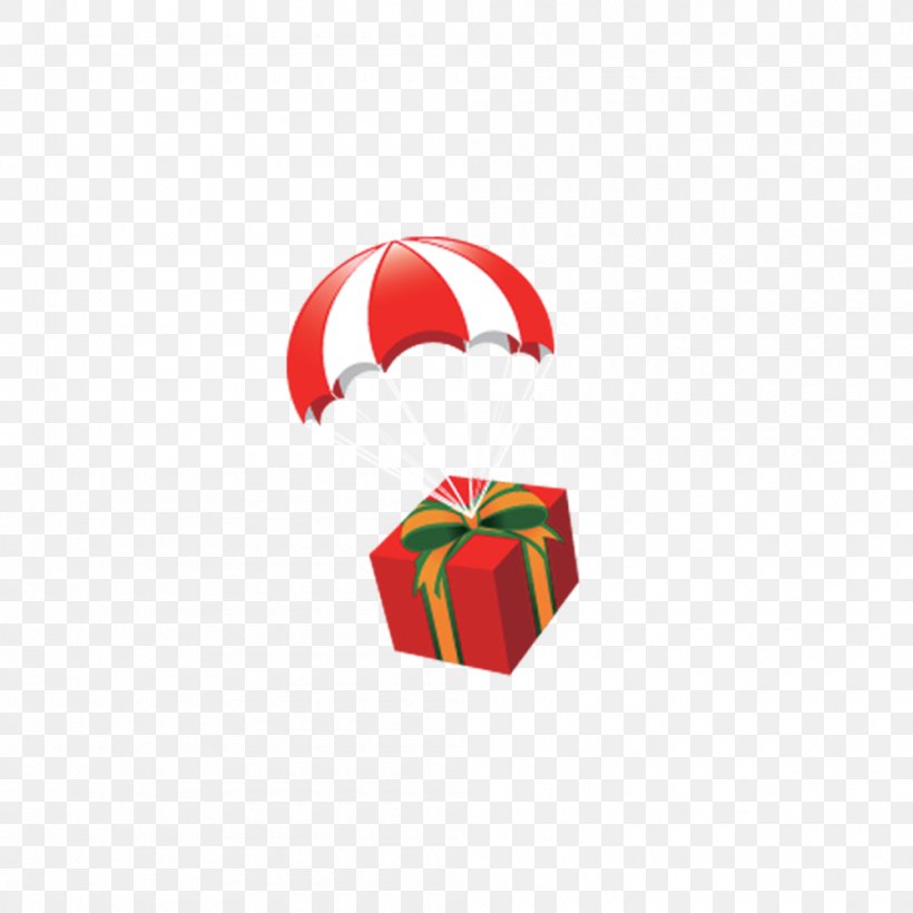 Gift Christmas Icon, PNG, 1000x1000px, Gift, Christmas, Gratis, Heart, Parachute Download Free