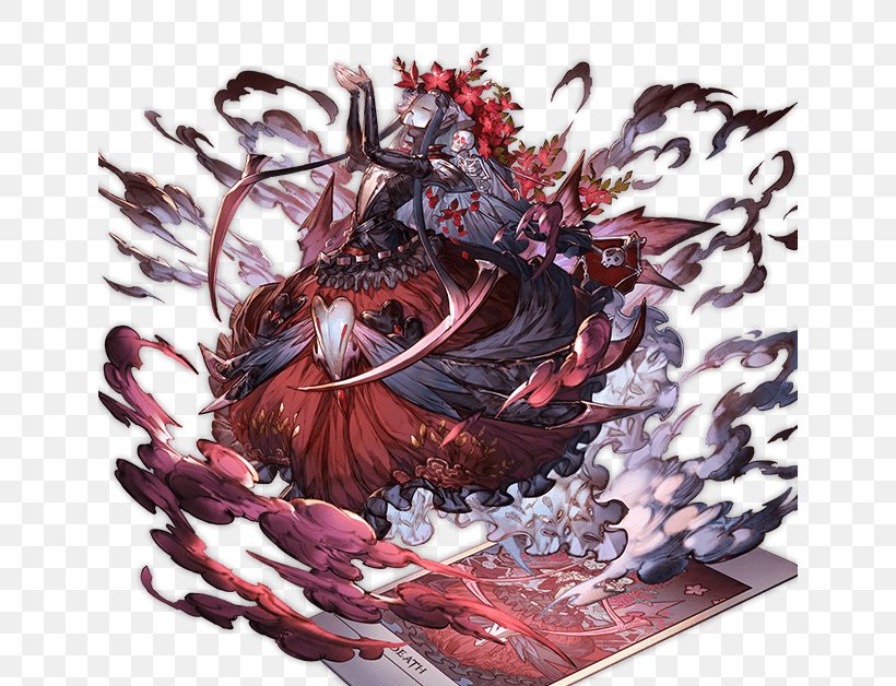 Granblue Fantasy Death The Hanged Man The Tower Reincarnation, PNG, 640x628px, Granblue Fantasy, Cygames, Death, Evocation, Fictional Character Download Free