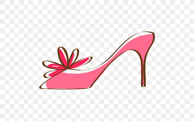 High-heeled Footwear Shoe Clip Art, PNG, 512x512px, Highheeled Footwear, Ballet Flat, Boot, Fashion, Footwear Download Free