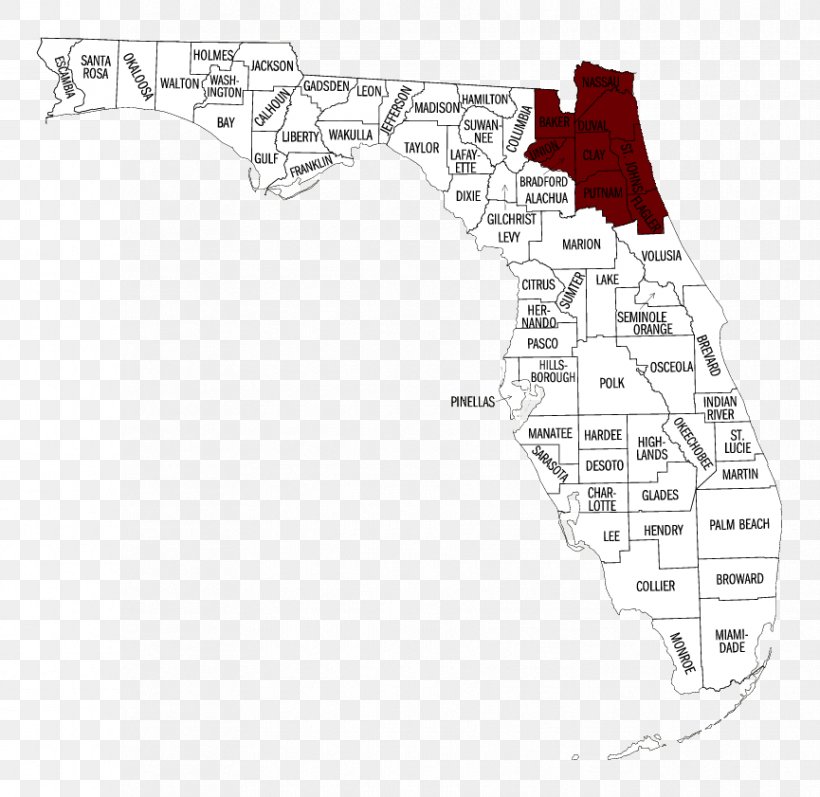 Orange County, Florida World Map Zip Code Hernando County, PNG, 865x841px, Orange County Florida, Area, Black And White, Broward County, County Download Free
