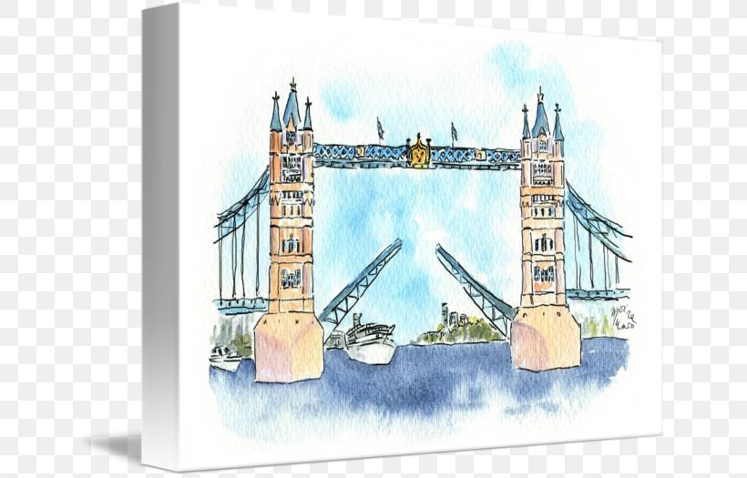 Tower Bridge Road Cartoonist, PNG, 650x525px, Tower Bridge, Art, Bridge, Building, Cartoon Download Free