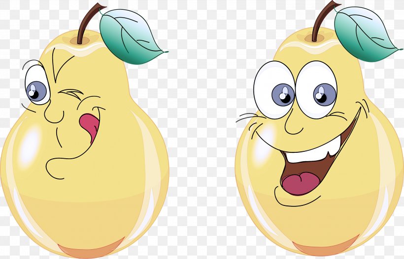 Cartoon Yellow Nose Pear Animated Cartoon, PNG, 3000x1931px, Cartoon, Animated Cartoon, Animation, Finger, Nose Download Free