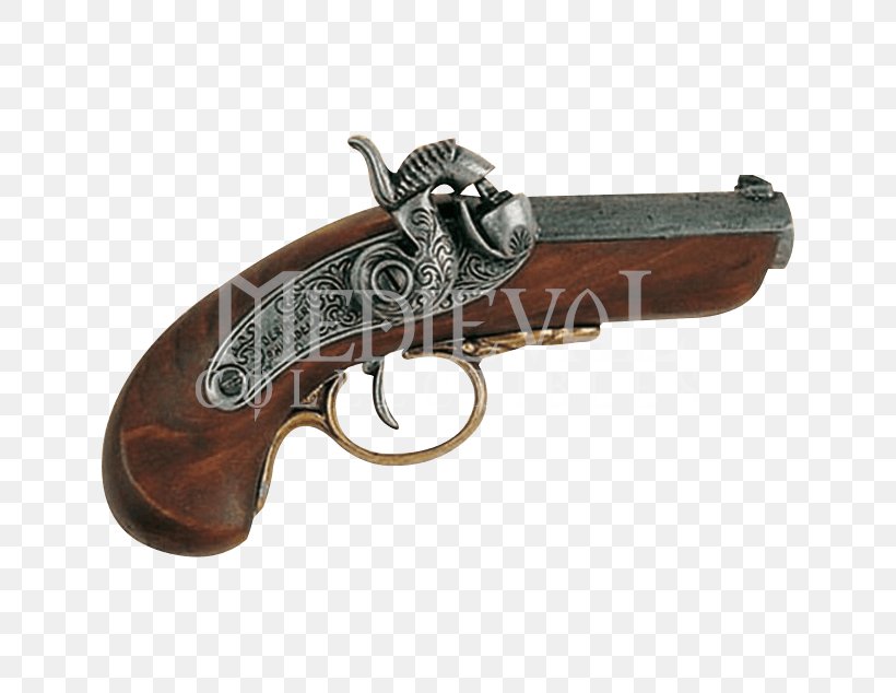 Derringer Flintlock Firearm Pistol Weapon, PNG, 634x634px, Derringer, Abraham Lincoln, Air Gun, Cap Gun, Colt Single Action Army Download Free