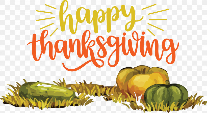 Happy Thanksgiving, PNG, 3000x1642px, Happy Thanksgiving, Commodity, Fruit, Local Food, Natural Foods Download Free