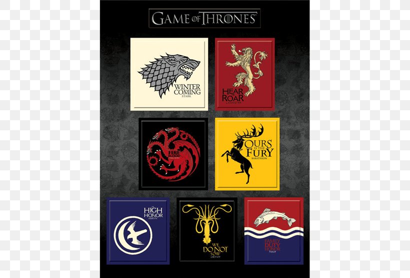 House Stark House Targaryen Craft Magnets Game Of Thrones, PNG, 555x555px, House Stark, Brand, Craft Magnets, Emblem, Game Download Free