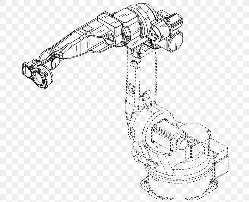 Industrial Robot Technical Drawing Industry, PNG, 699x665px, Industrial Robot, Accuracy And Precision, Artwork, Auto Part, Automation Download Free