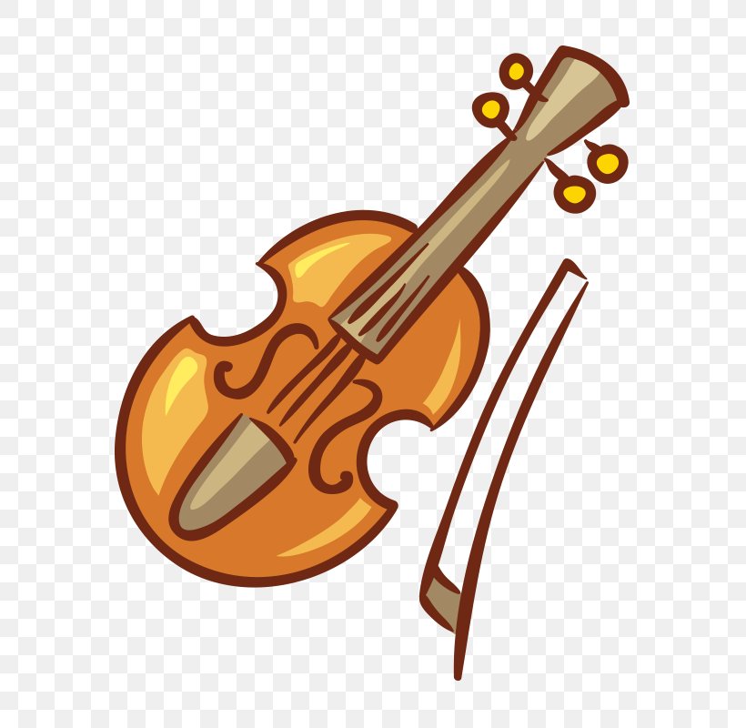 Violin Musical Instrument Cartoon, PNG, 800x800px, Watercolor, Cartoon, Flower, Frame, Heart Download Free