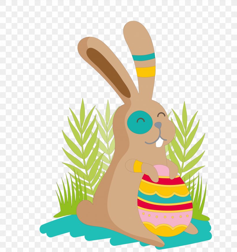 Easter Bunny Hare Clip Art, PNG, 3452x3687px, Easter Bunny, Art, Designer, Easter, Hare Download Free