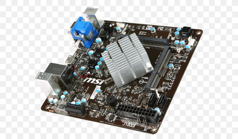 Motherboard Celeron Mini-ITX Micro-Star International Central Processing Unit, PNG, 600x480px, 22 Nanometer, Motherboard, Celeron, Central Processing Unit, Circuit Component Download Free