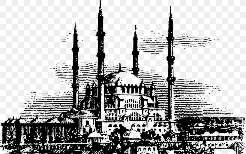 Selimiye Mosque Kaaba Great Mosque Of Mecca, PNG, 1280x800px, Selimiye Mosque, Black And White, Building, Byzantine Architecture, God In Islam Download Free