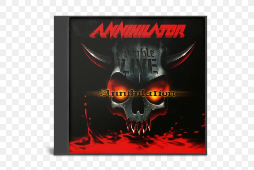 Annihilator Double Live Annihilation Album Thrash Metal Heavy Metal, PNG, 550x550px, Watercolor, Cartoon, Flower, Frame, Heart Download Free