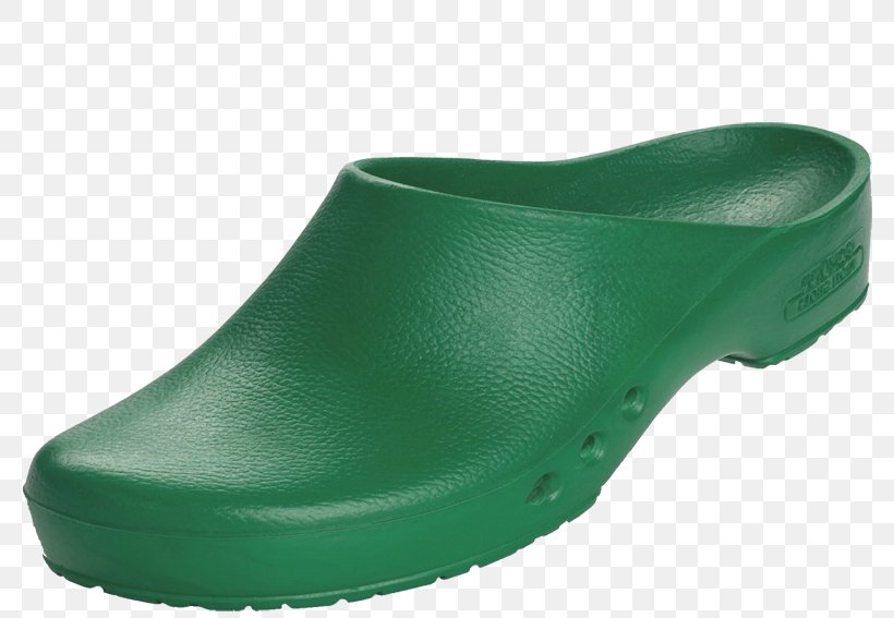 Clog Slipper Shoe Green Footwear, PNG 