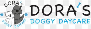 Runcorn Cheshire England - Dora's Doggy Day Care Logo Brand Product Design Illustration PNG