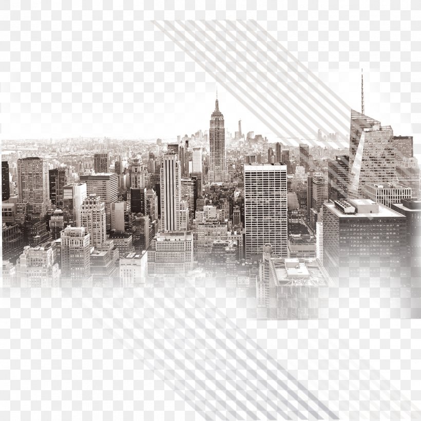 Empire State Building Manhattan Skyline Wallpaper, PNG, 1417x1417px, Empire State Building, Architecture, Black And White, Building, City Download Free
