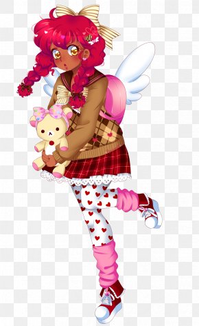 Design - Pink M Clown Costume Cartoon PNG