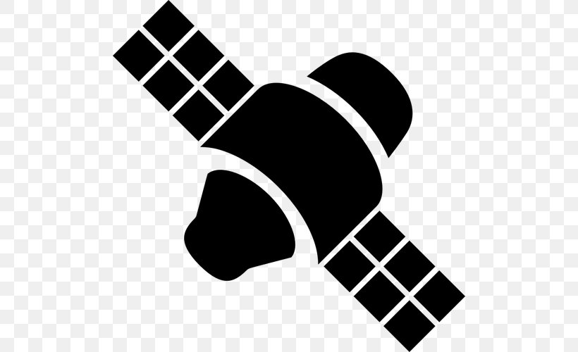 Communications Satellite Clip Art, PNG, 500x500px, Satellite, Audio, Black, Black And White, Communications Satellite Download Free